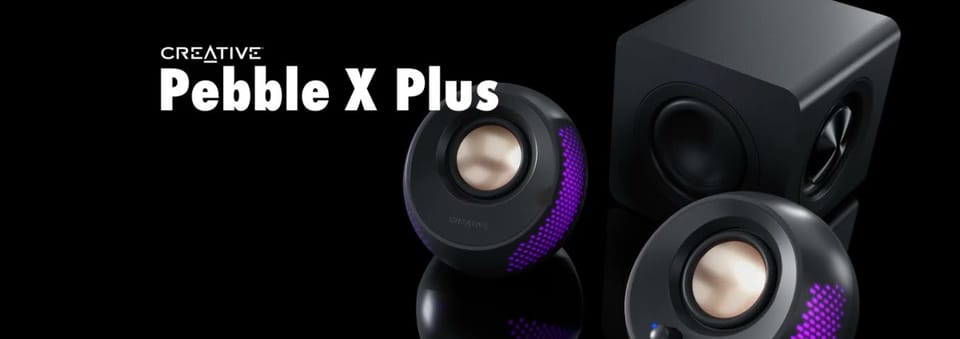 Creative Głośniki do komputera 2.1       Pebble X Plus z subwooferem czarny/black