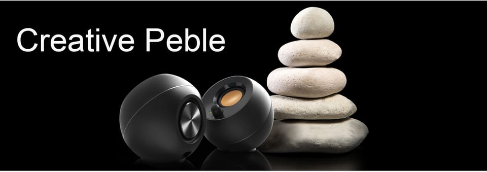 Creative Głośniki do komputera Pebble    2.0 czarny/black USB