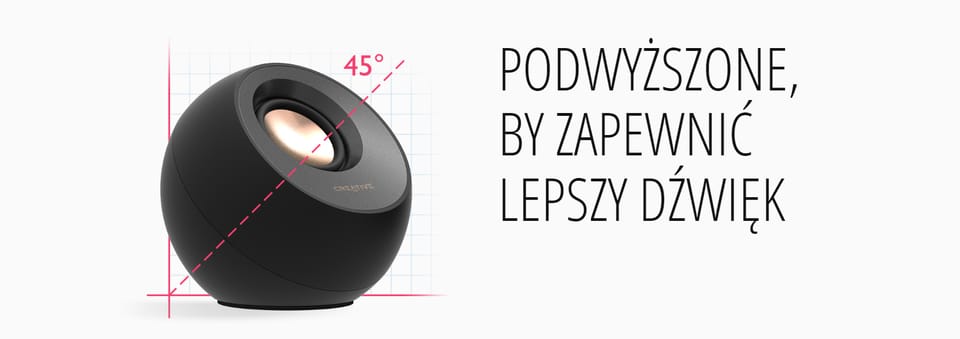 Creative Głośniki do komputera Pebble    2.0 V3 biały/white Bluetooth 5.0 USB-C