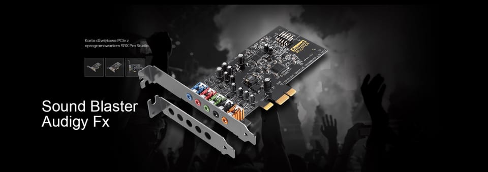 Creative Karta dźwiękowa Sound Blaster   Audigy FX PCI-e