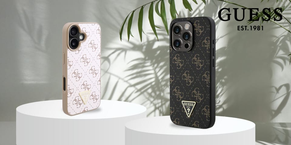 Guess GUHCP16LPG4GPH iPhone 16 Pro 6.3" biały/white hardcase New 4G Triangle