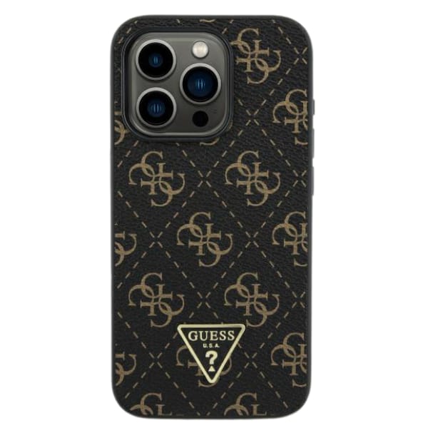 Guess GUHCP16LPG4GPK iPhone 16 Pro 6.3" czarny/black hardcase New 4G Triangle