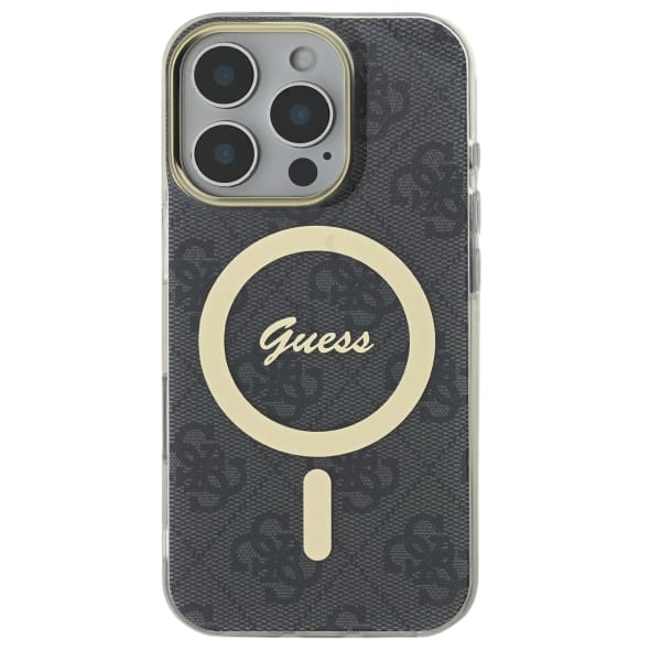 Guess GUHMP16SH4STK iPhone 16 6.1" czarny/black hardcase IML 4G MagSafe