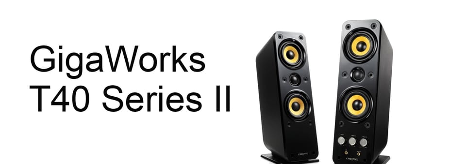 Creative Głośniki do komputera 2.0       GigaWorks T40 Series II czarny/black