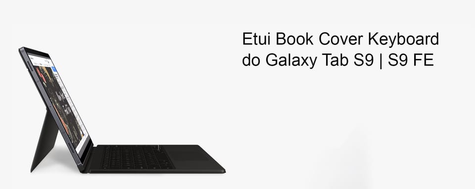 Etui Samsung EF-DX725UBEGWW Tab S9 / S9  FE / S10 FE czarny/black Book Cover Keyboard