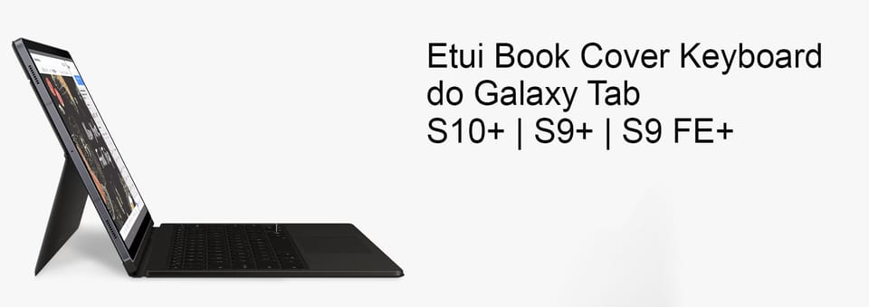 Etui Samsung EF-DX825UBEGWW Tab S10+ /   S9+ / S9 FE+ czarny/black Book Cover Keyboard