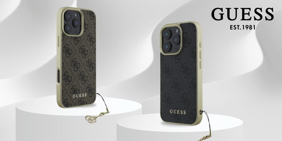 Guess GUHCP16XGF4GBR iPhone 16 Pro Max    6.9" brązowy/brown hardcase 4G Charms Collection