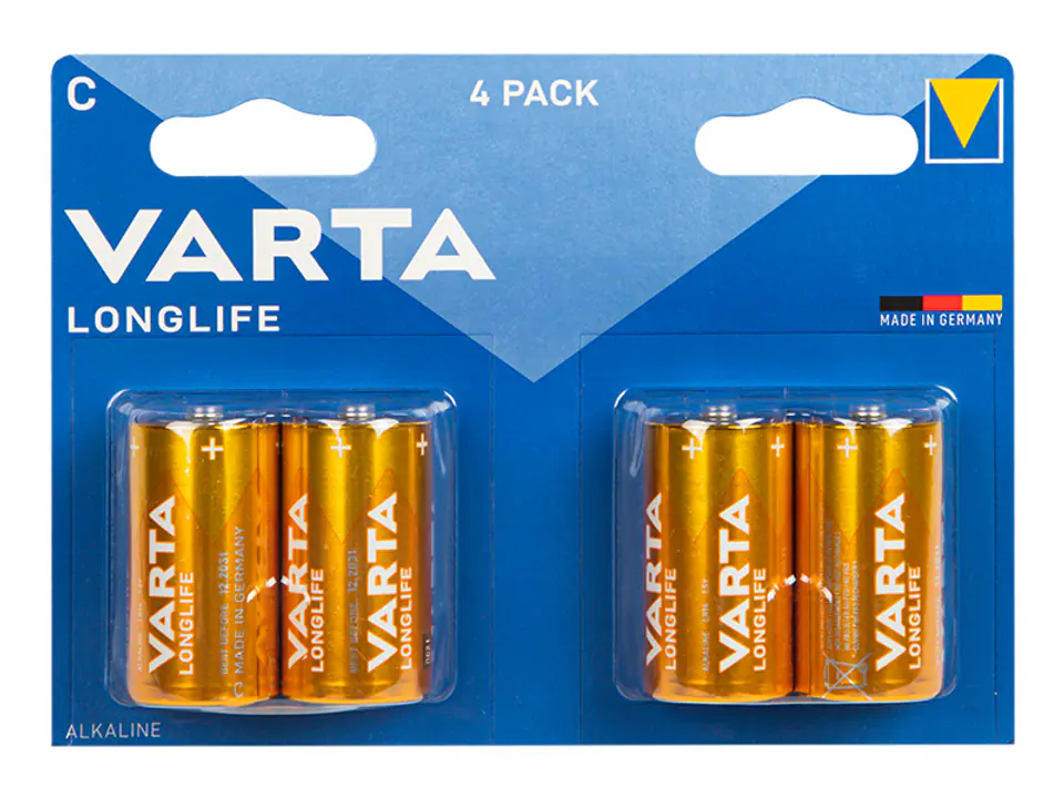 Piles VARTA LR14 C LR20 D AAA AA V23GA 1.5 V 9V D C Alcaline Battery  batería