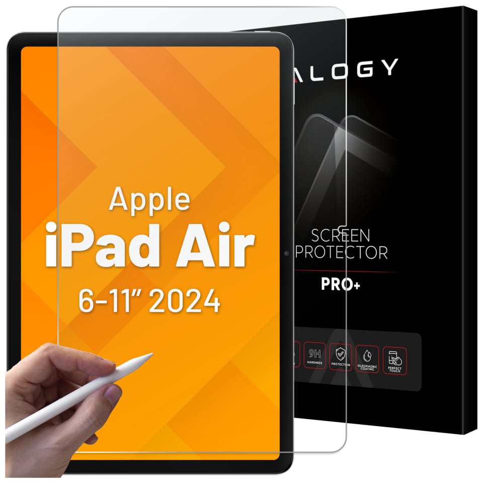 Szkło hartowane do Apple iPad Air 6 - 11" 2024 Alogy Screen Protector Pro+ 9H