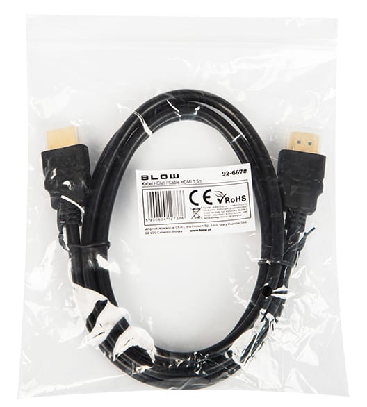 Kabel HDMI 1,4m 4K 1,5m Blow gold