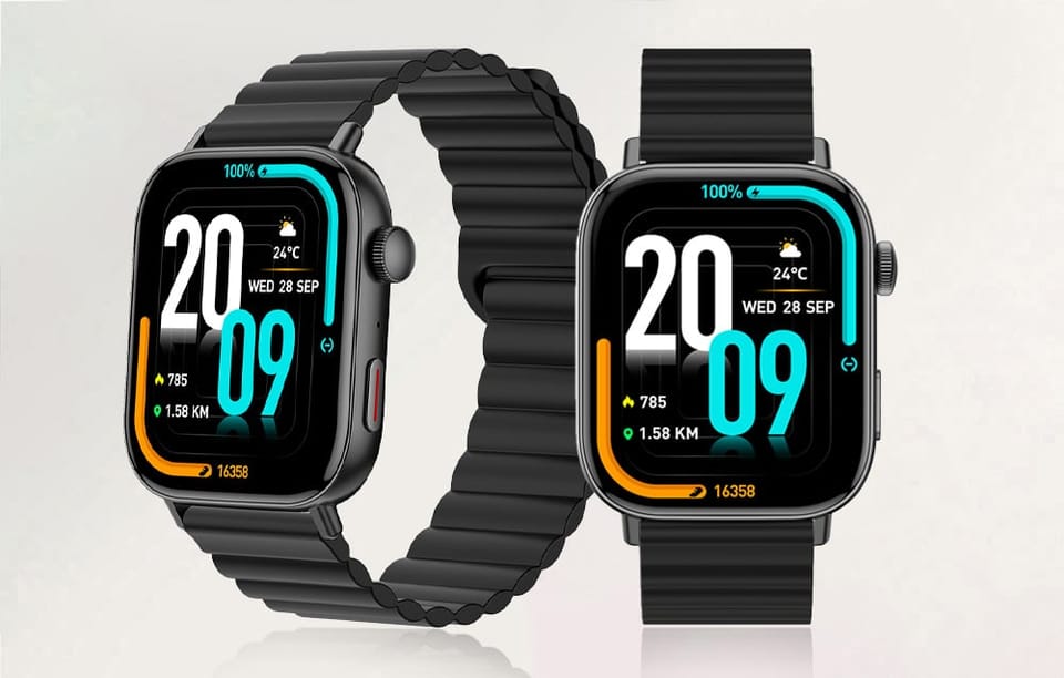 Smartwatch Colmi C8 Max z magnetycznym paskiem (czarny)