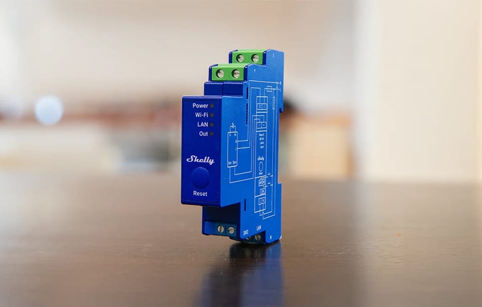 Ściemniacz SHELLY Pro Dimmer 0/1-10V PM Wi-Fi BT