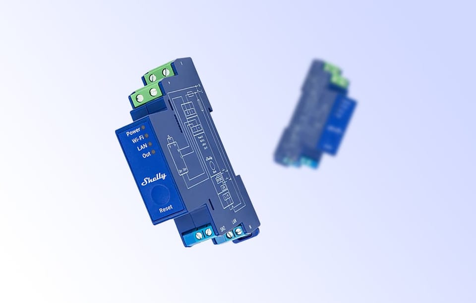 Ściemniacz SHELLY Pro Dimmer 0/1-10V PM Wi-Fi BT