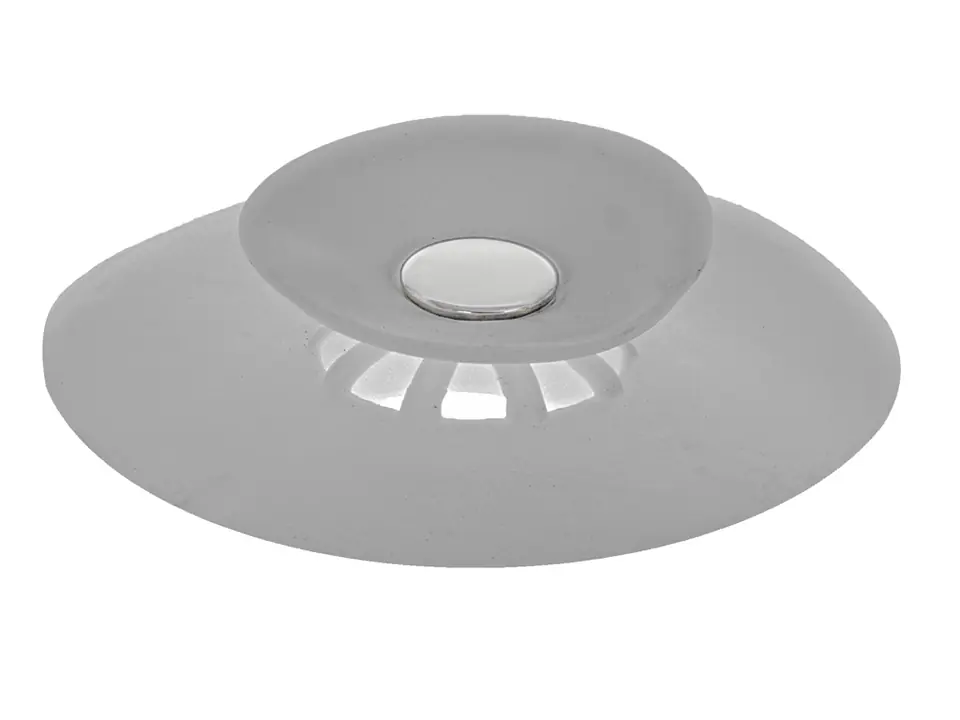 Silicone strainer for bath sink washbasin gray