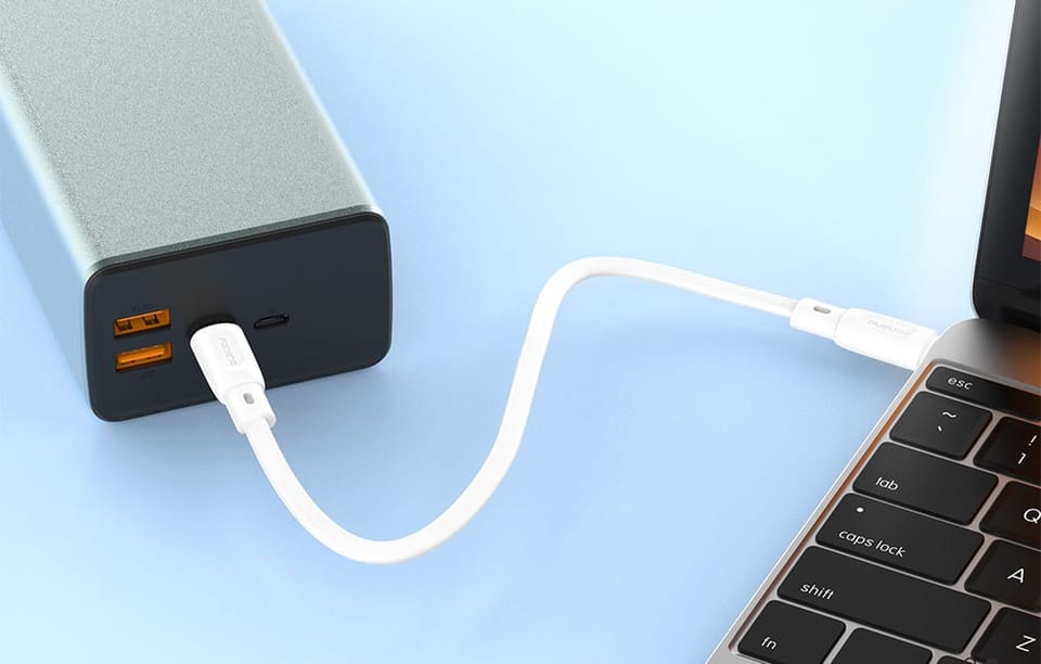 Kabel USB-A - USB-C Foneng X107 3A, 0,25m (biały)