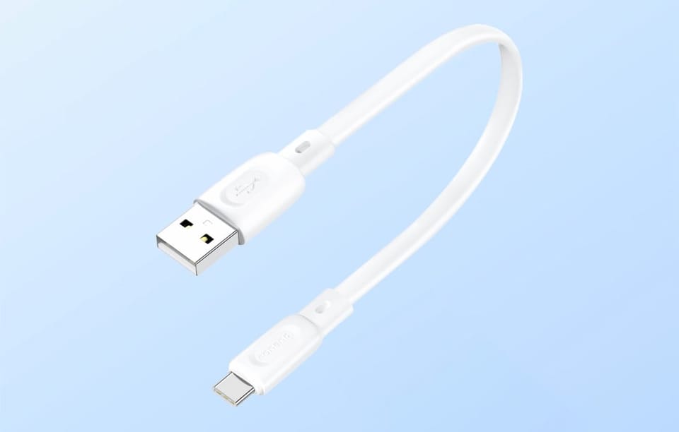 Kabel USB-A - USB-C Foneng X107 3A, 0,25m (biały)