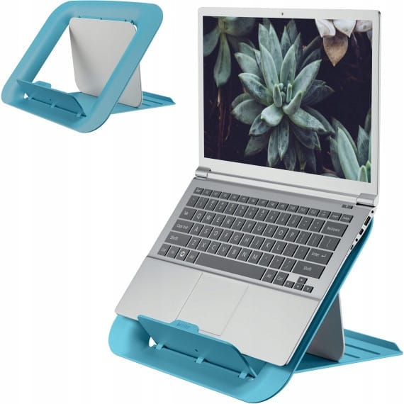 Zestaw Ergonomiczny stołek Ergo Cosy niebieski 65180061 + Podstawka pod laptopa Ergo Cosy niebieska