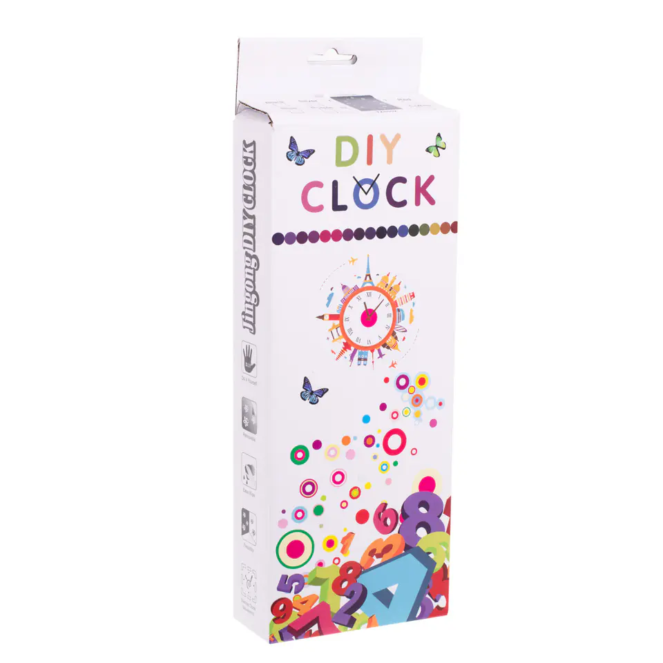 Fluorescent wall clock 50-60cm 12 digits