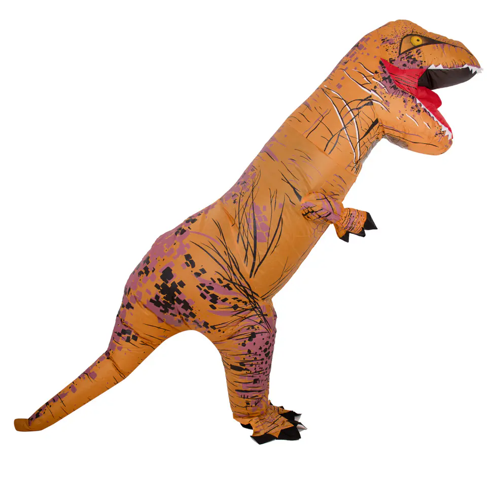 Costume inflatable costume dinosaur T-REX Giant brown 1.5-1.9m