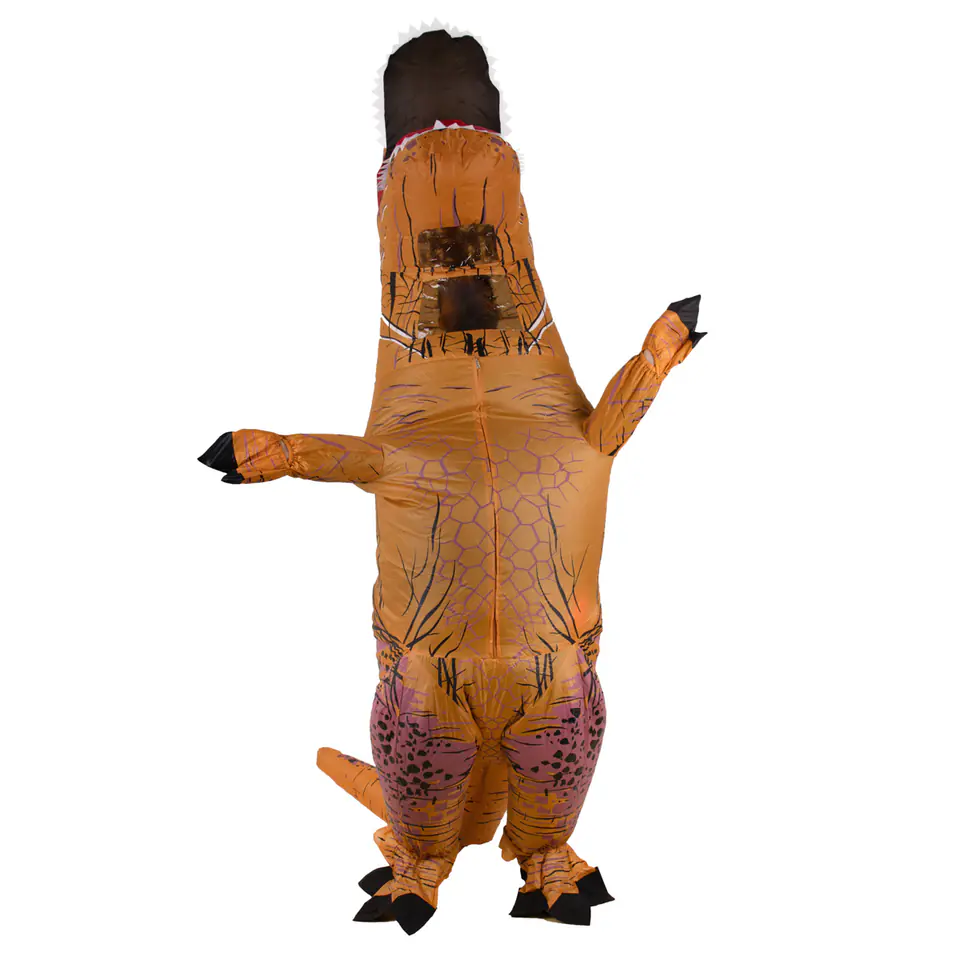 Costume inflatable costume dinosaur T-REX Giant brown 1.5-1.9m