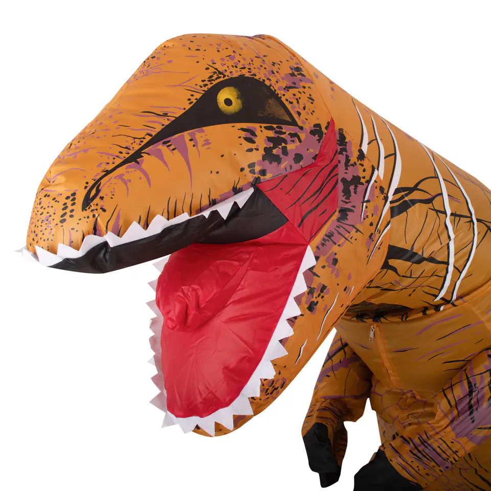 Costume inflatable costume dinosaur T-REX Giant brown 1.5-1.9m