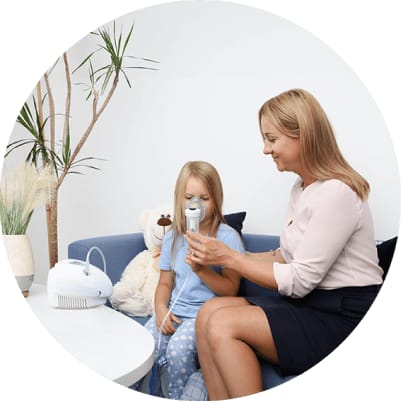 FLAEM ALPHANEB 4.0 Inhalator tłokowy z nebulizatorem RF9, certyfikat TÜV