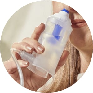FLAEM NEBULAIR+ Inhalator pneumatyczno-tłokowy profesjonalny z nebulizatorem RF7