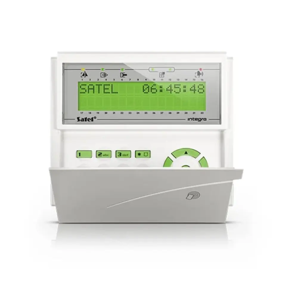 LCD keypad with proximity reader /green backlight/ INTEGRA INT-KLCDR-GR ...