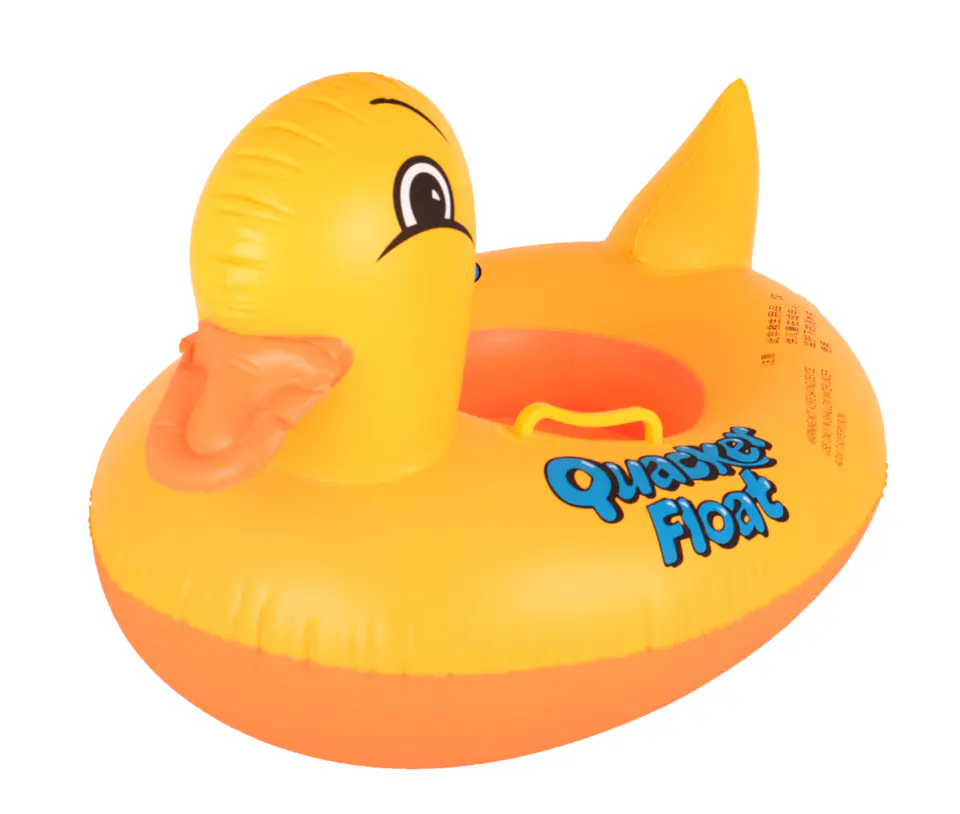 Inflatable mattress pontoon wheel for children duck