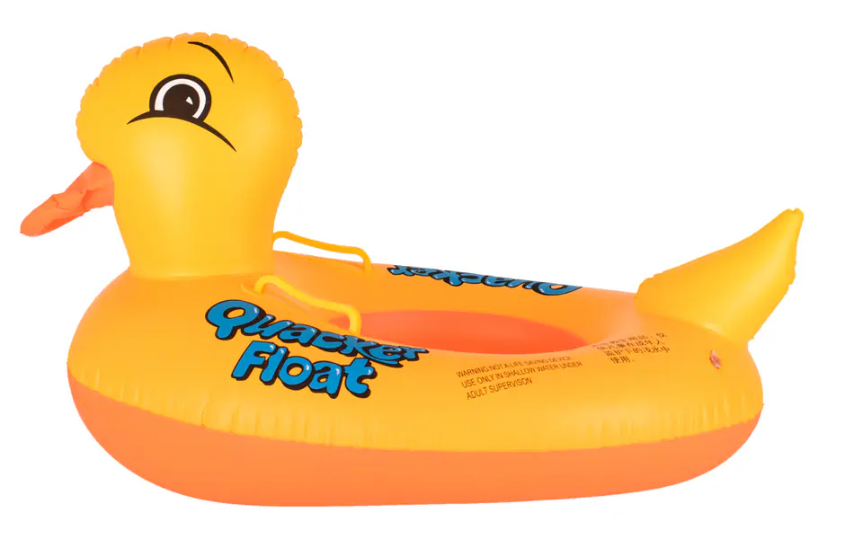 Inflatable mattress pontoon wheel for children duck