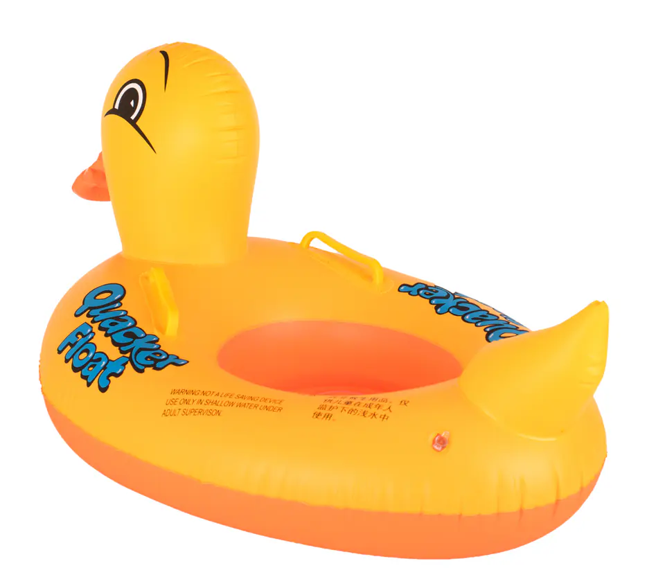 Inflatable mattress pontoon wheel for children duck