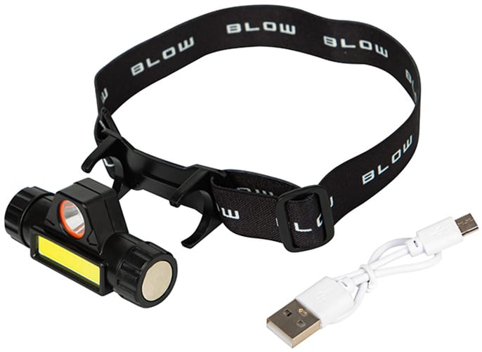 Latarka czołowa Blow z magnesem led