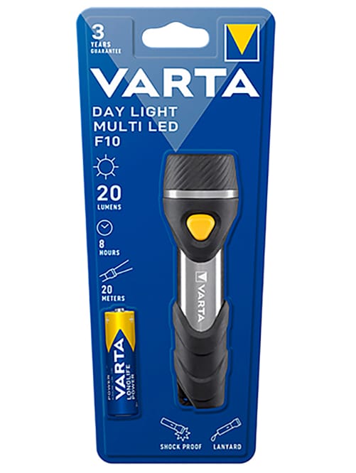 Latarka ręczna F10 Varta Day Light Multo LED 5 x 5mm