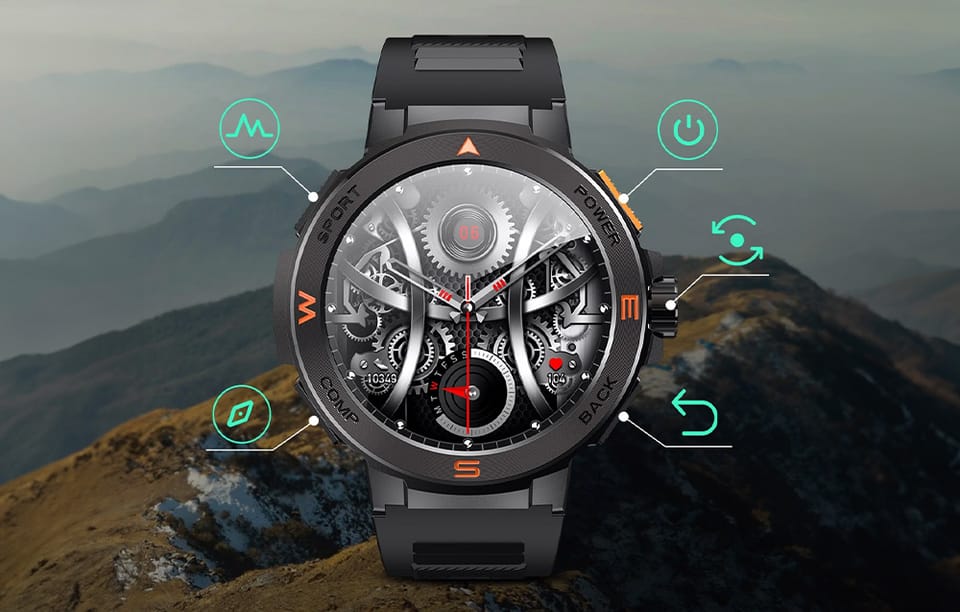 Smartwatch BlitzWolf BW-AT5 (czarny)