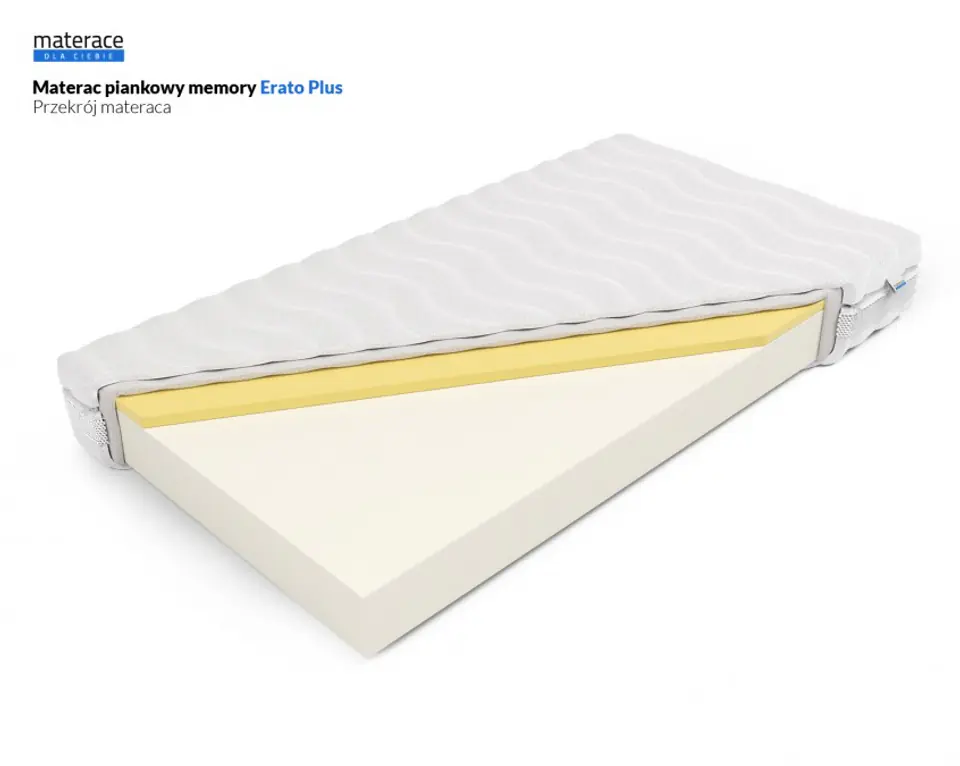 Frankhauer Erato Plus memory foam mattress Dormia cover, size 80 x 190