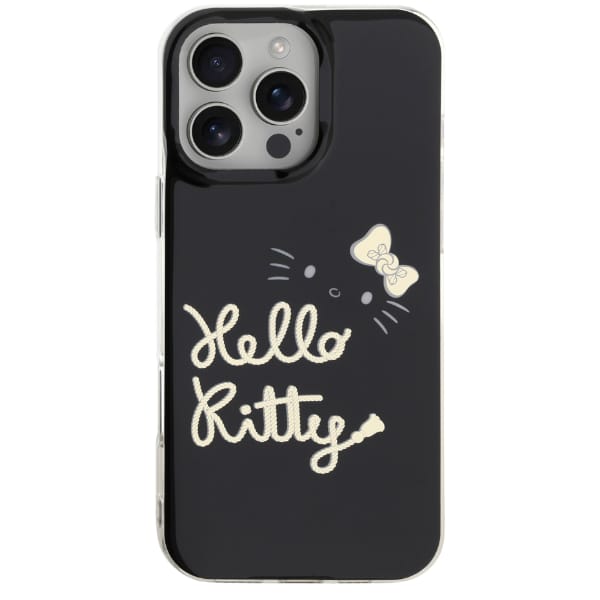 Hello Kitty HKHMP16XHGDIK iPhone 16 Pro   Max 6.9" czarny/black hardcase IML Golden Diva MagSafe