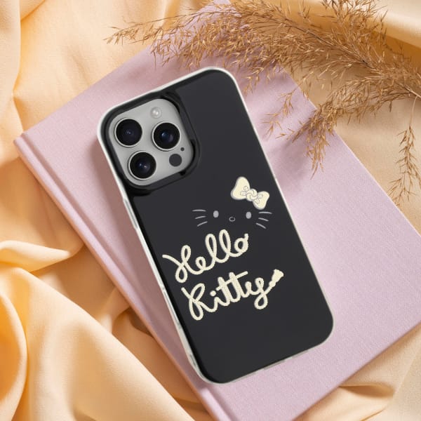 Hello Kitty HKHMP16XHGDIK iPhone 16 Pro   Max 6.9" czarny/black hardcase IML Golden Diva MagSafe