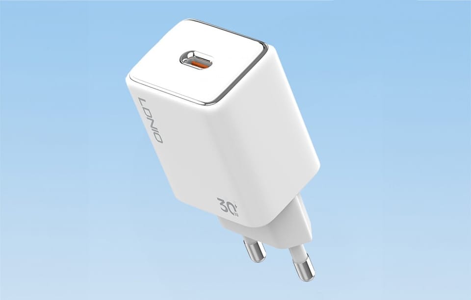 Ładowarka sieciowa 30W LDNIO A1508C USB-C + kabel lightning