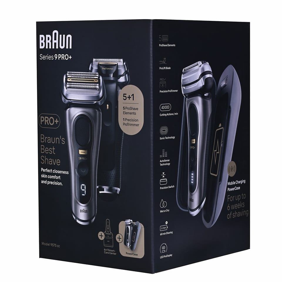 Braun Shaver Series 9 Pro+ 9577cc silver | Wasserman.eu