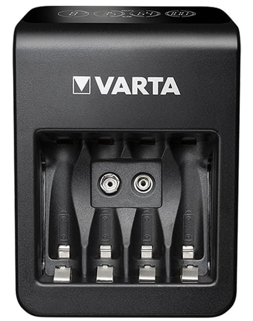 Ładowarka lcd plug +4x AA 2100mAh Varta