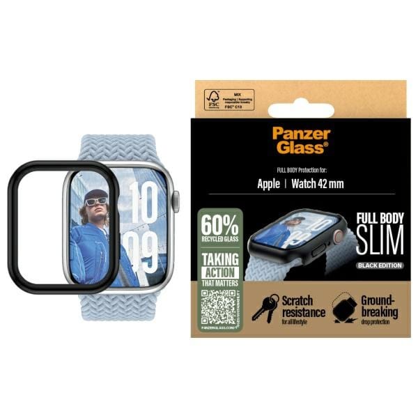 PanzerGlass Snappie Full Body Apple      Watch 10 / 11 42mm czarny/black 3716