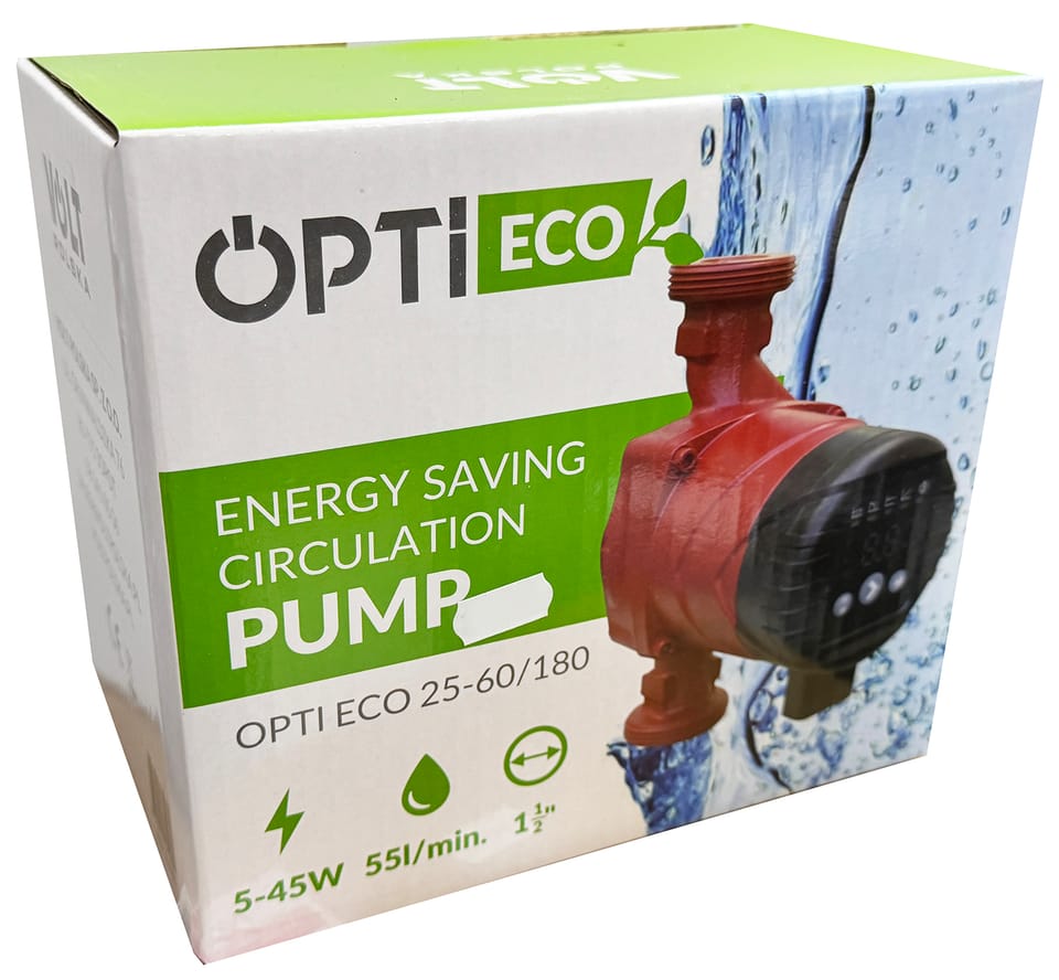 Pompa obiegowa OPTI ECO 25-60/180 5-45W 55 l/min