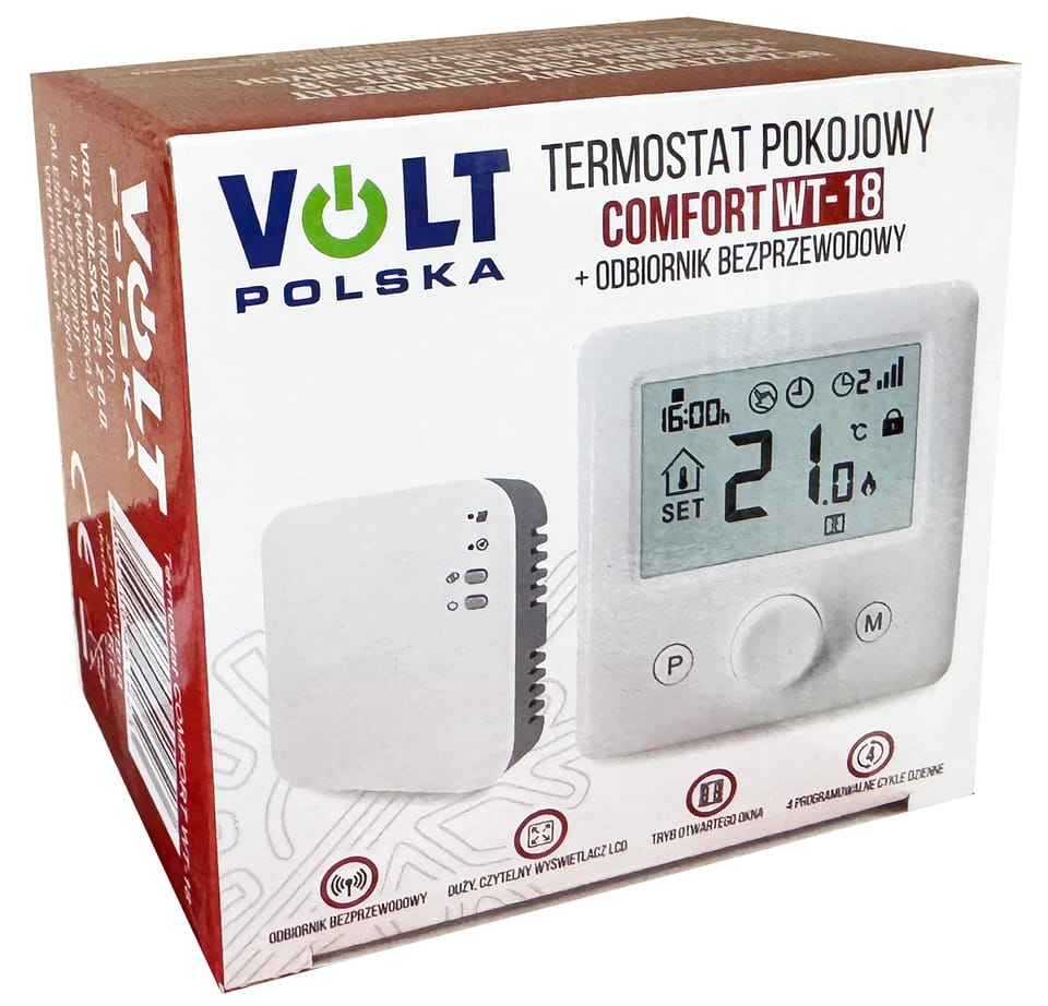 Termostat Volt Polska Comfort WT-18 radiowy