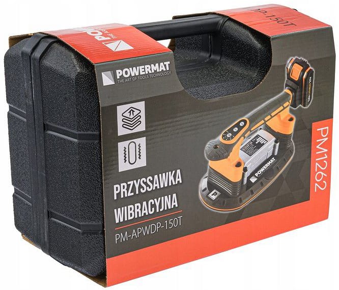 Przyssawka wibrująca do układania płytek 2xAKU 21V PM-APWDP-150T