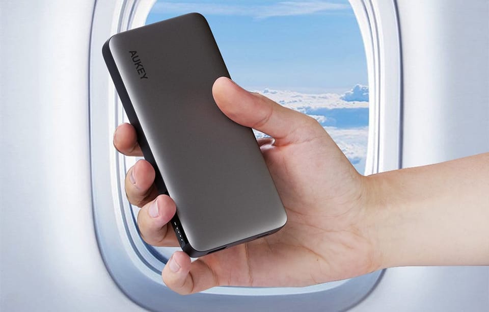 Powerbank Aukey PB-Y41, 10000mAh, 30W (szary)