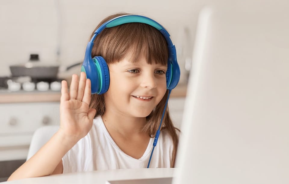 Słuchawki Nauszne EarFun Kids K1 (niebiesko-zielone)