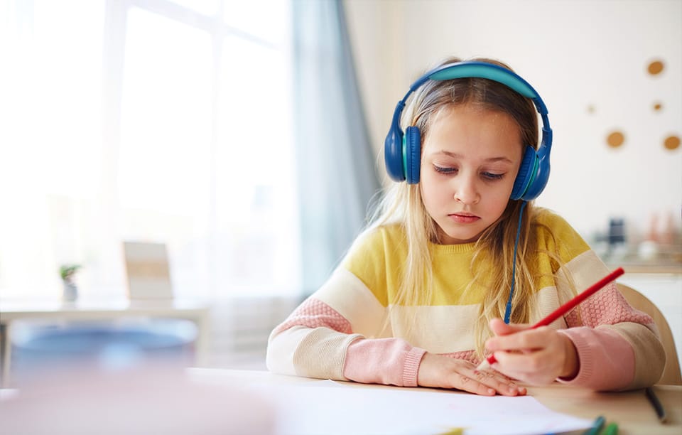 Słuchawki Nauszne EarFun Kids K1 (niebiesko-zielone)