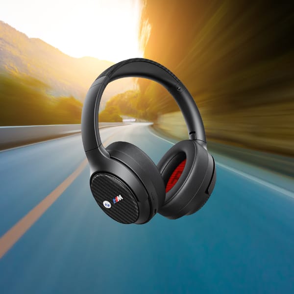 BMW słuchawki nauszne Bluetooth ANC      BMBHKL601MTCAK czarny/black Encmetal Logos