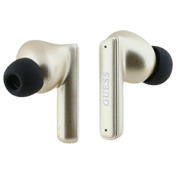 Guess słuchawki Bluetooth GUTWST88MCTGD  TWS + stacja dokująca złoty/gold Capsule Printed Logo