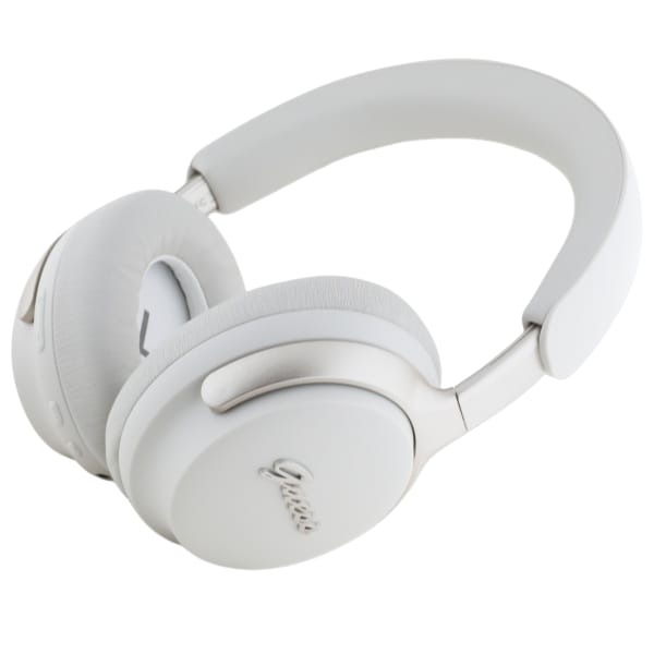 Guess słuchawki nauszne Bluetooth ANC    GUBHC22PSFCSME beżowy/beige Metal Script Logo